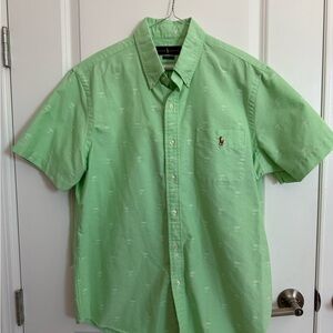 Ralph Lauren Green Casual Button Down Shirt